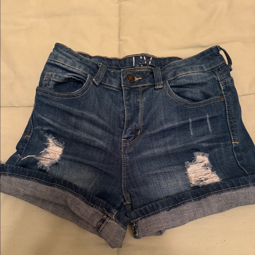 delia’s blue jean shorts